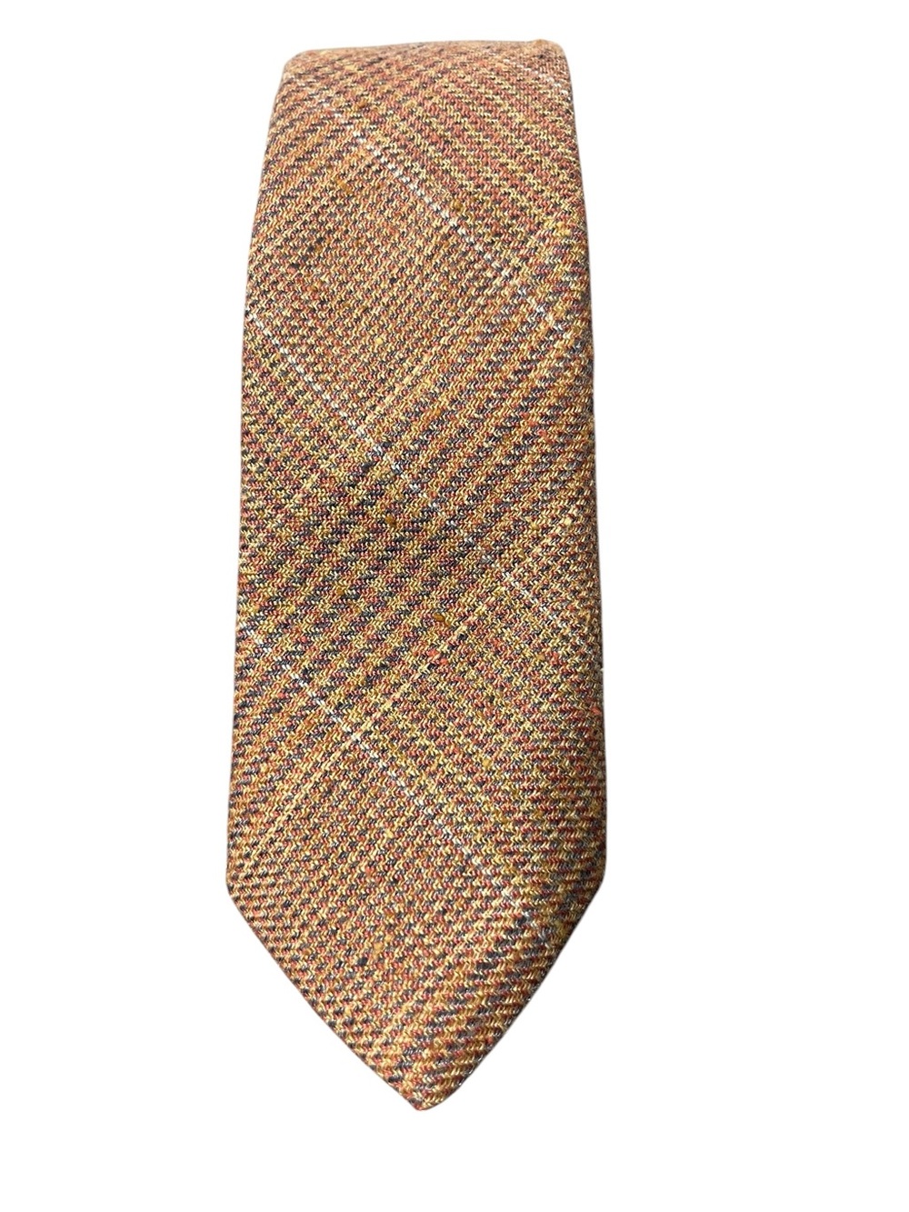 Vintage Berkley Wool Tie Brown Classic Mens Necktie 57 x 2.5